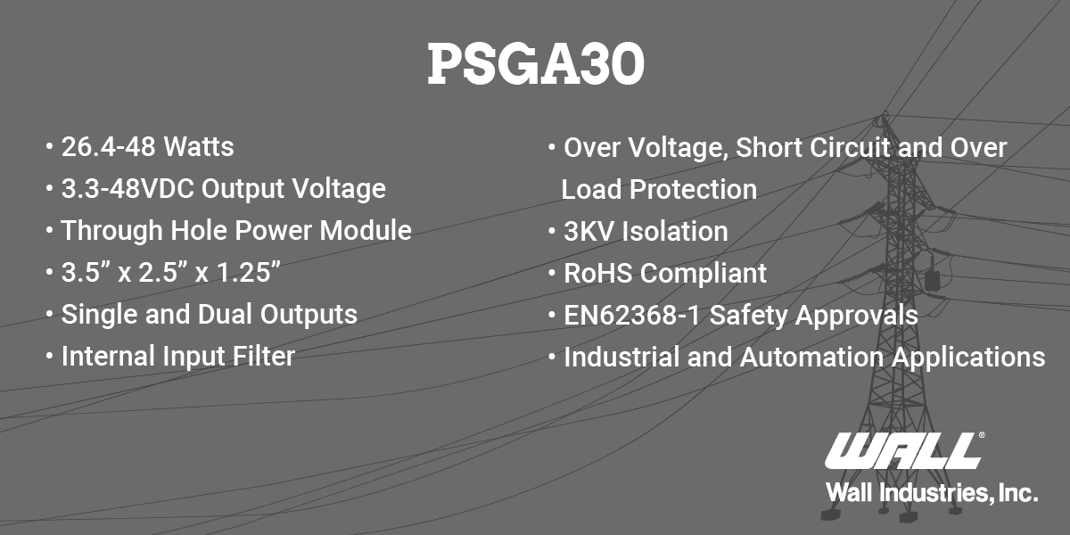 Wall Industries Introduces New AC/DC Power Module for Industrial and ...